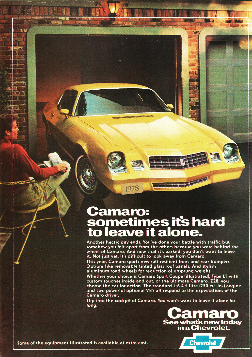 1978 Chevrolet Camaro yellow